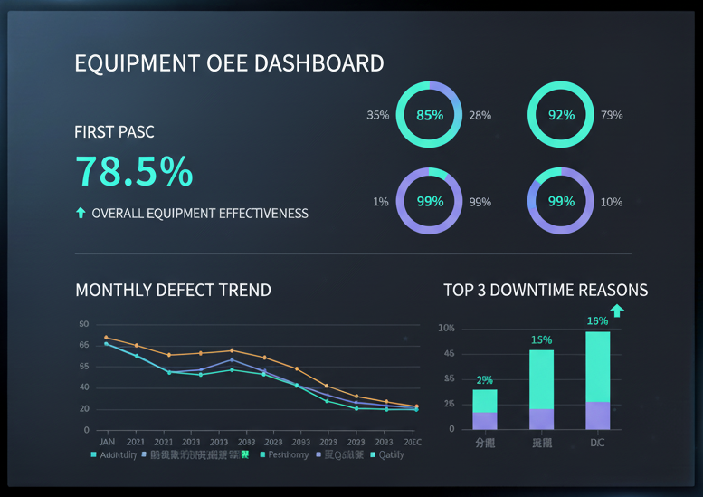 設備OEE儀表板